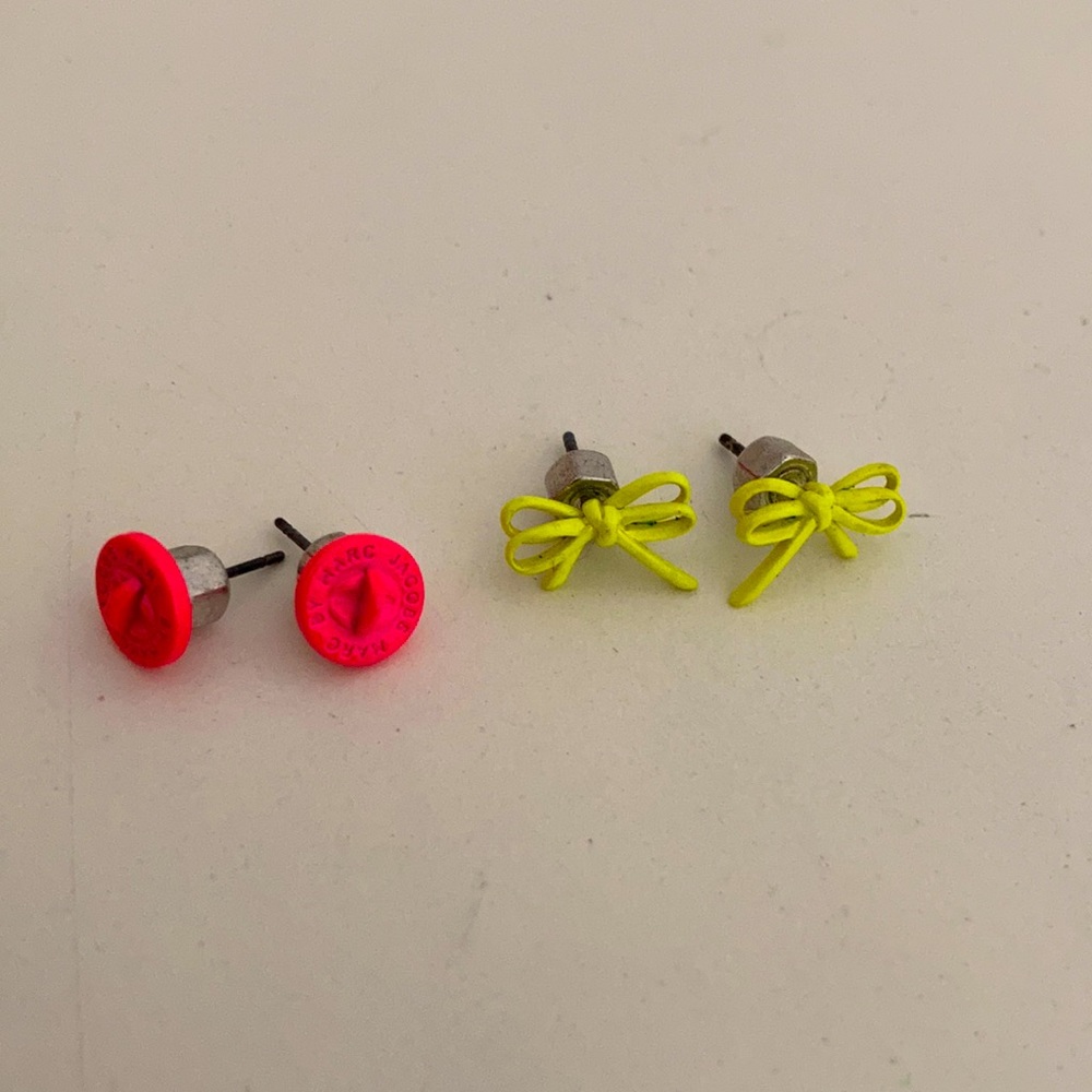 Marc by Marc Jacobs Neon Earring bundle